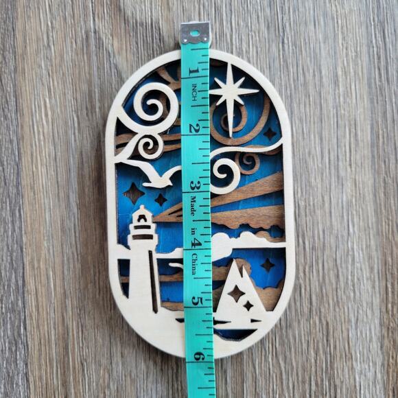 Lighthouse Christmas Ornament Blue variant - Picture 5 of 6